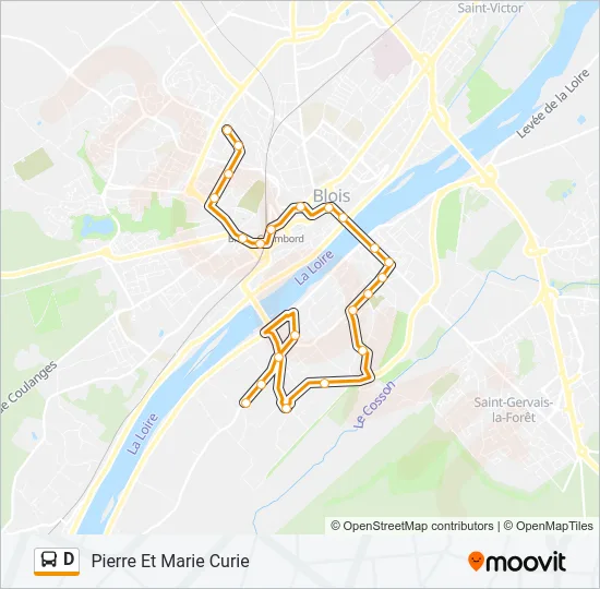D Bus Line Map