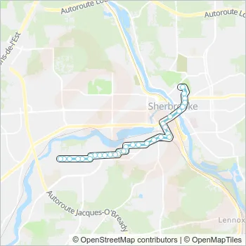19 Bus Line Map