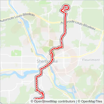 7 Bus Line Map