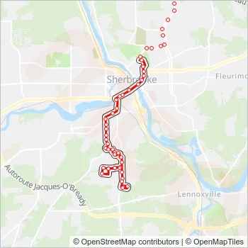 7 Bus Line Map