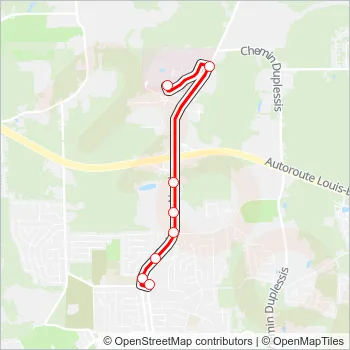7 Bus Line Map