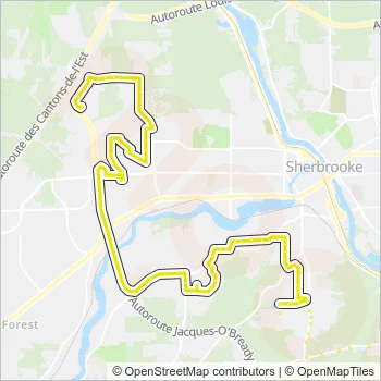 11 Bus Line Map