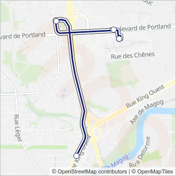 17 Bus Line Map
