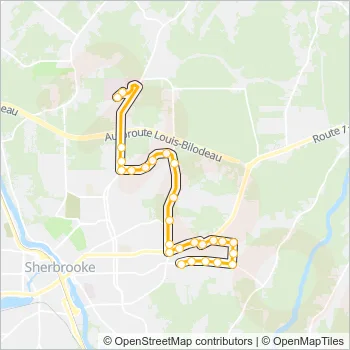 22 Bus Line Map