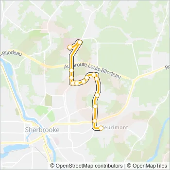 22 Bus Line Map
