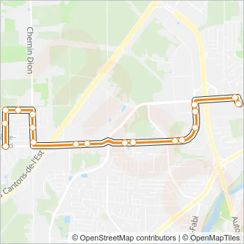 50 Bus Line Map