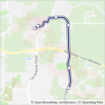 21 Bus Line Map