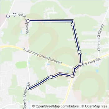 21 Bus Line Map