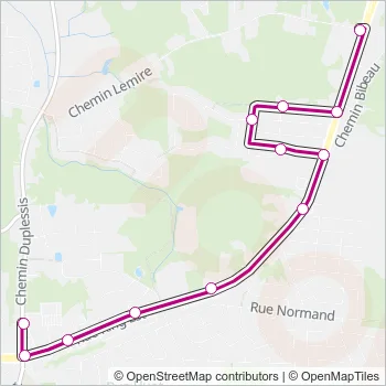 23 Bus Line Map