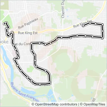904 Bus Line Map