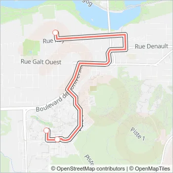 601 Bus Line Map