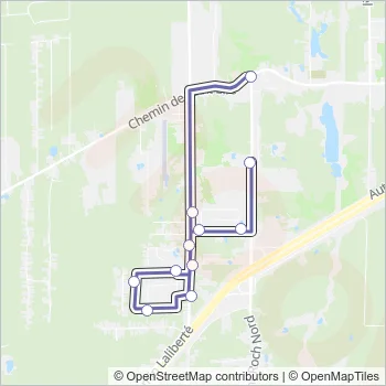 770 Bus Line Map