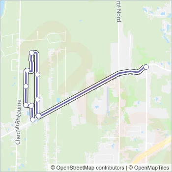 780 Bus Line Map