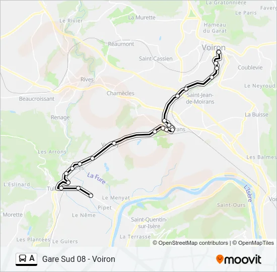 A Bus Line Map