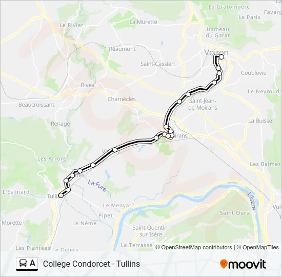 A Bus Line Map