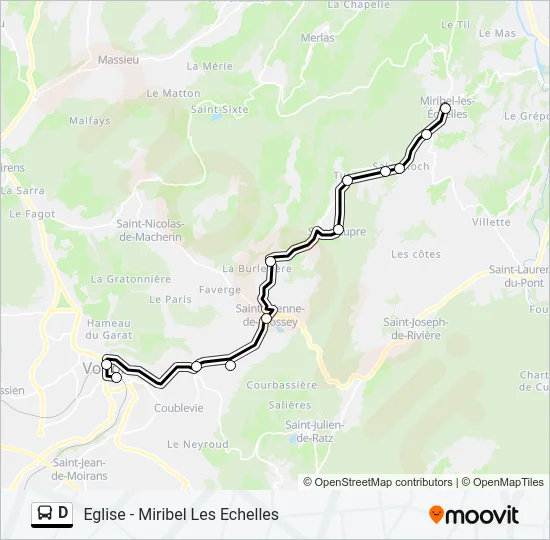 D Bus Line Map