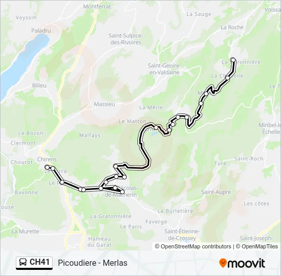 CH41 Bus Line Map