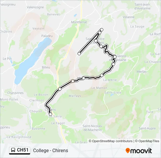 CH51 Bus Line Map