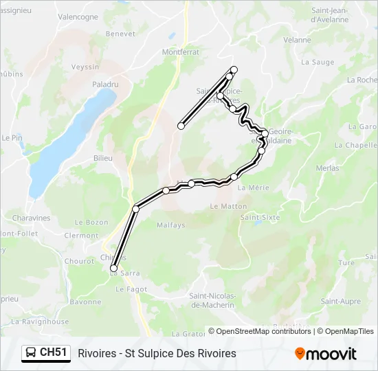 CH51 Bus Line Map