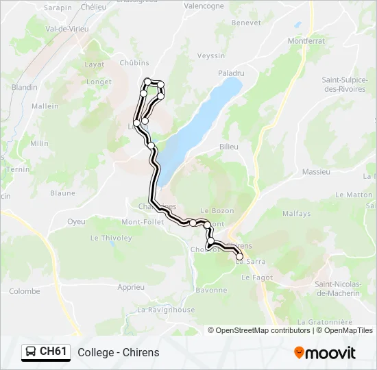 CH61 Bus Line Map