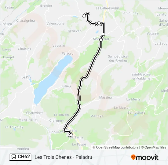 CH62 Bus Line Map