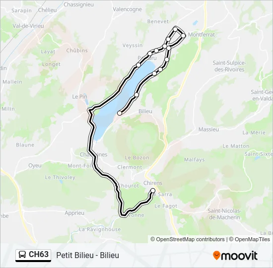 CH63 Bus Line Map