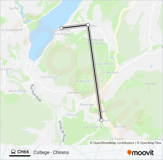 CH66 Bus Line Map