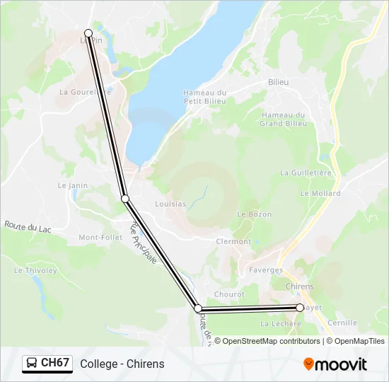 CH67 Bus Line Map