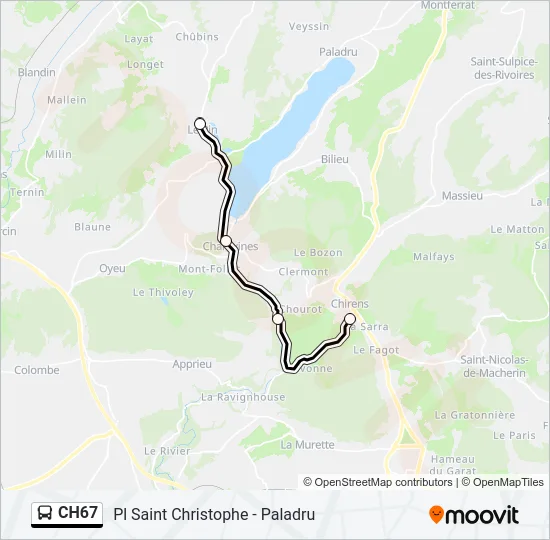 CH67 Bus Line Map