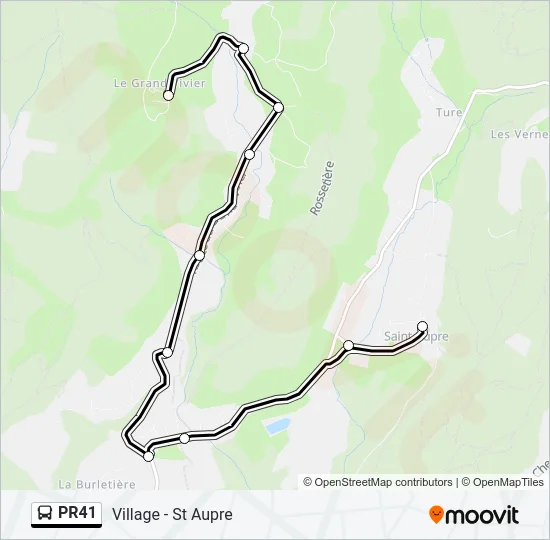 PR41 Bus Line Map