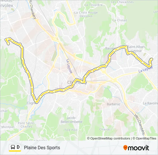 D Bus Line Map