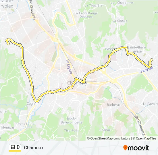 D Bus Line Map