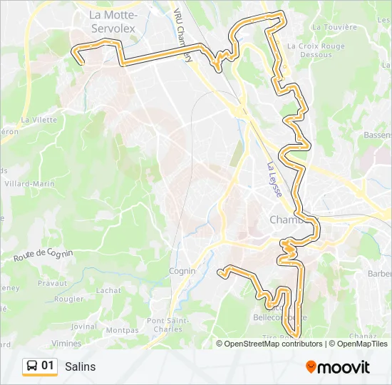 01 Bus Line Map