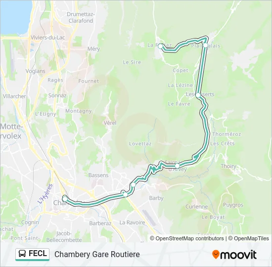 FECL Bus Line Map