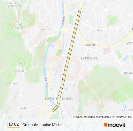 C2 Bus Line Map