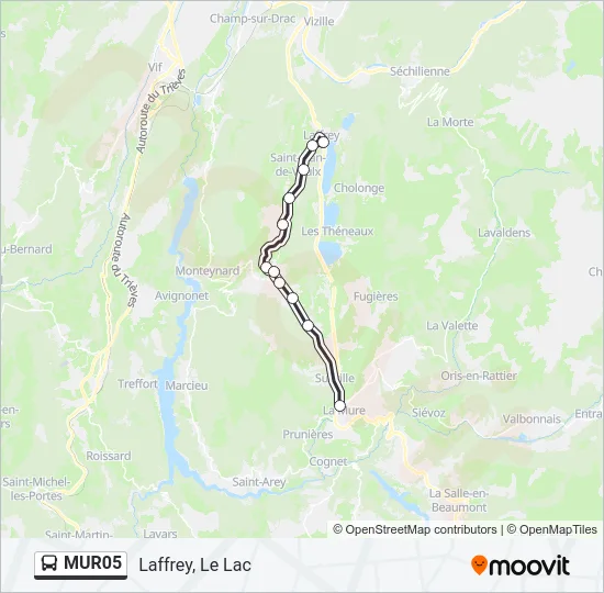MUR05 Bus Line Map