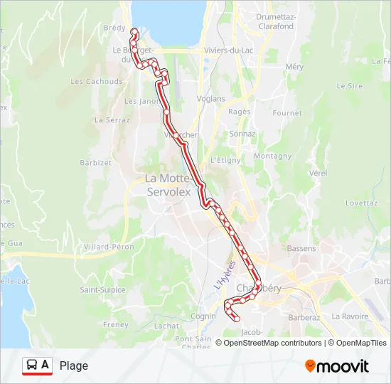 A Bus Line Map
