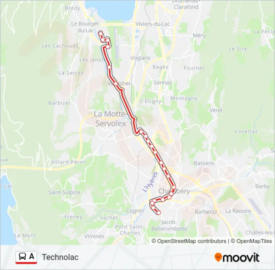 A Bus Line Map