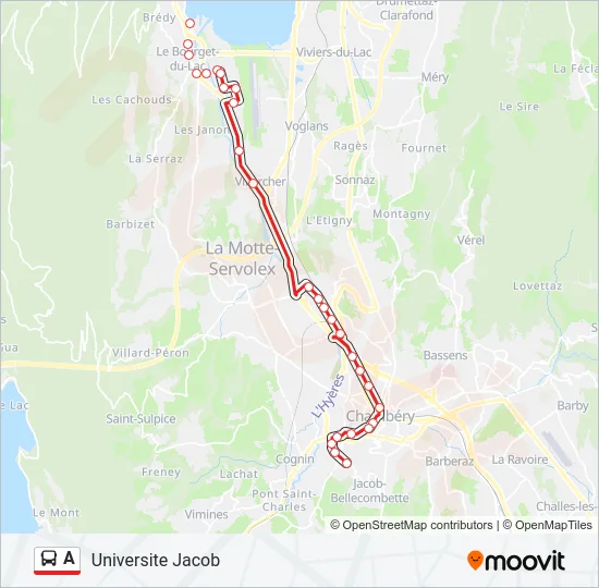 A Bus Line Map