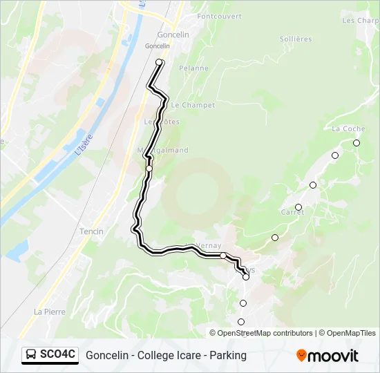 SCO4C Bus Line Map