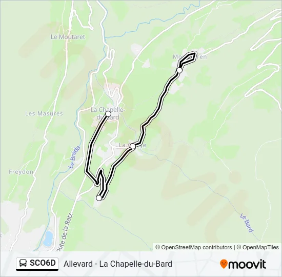 SCO6D Bus Line Map