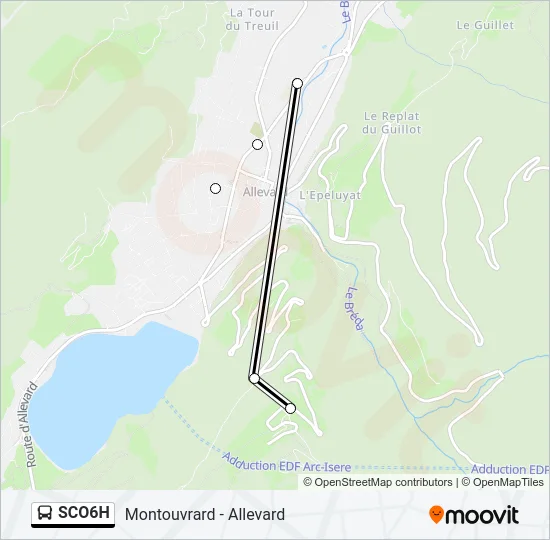 SCO6H Bus Line Map