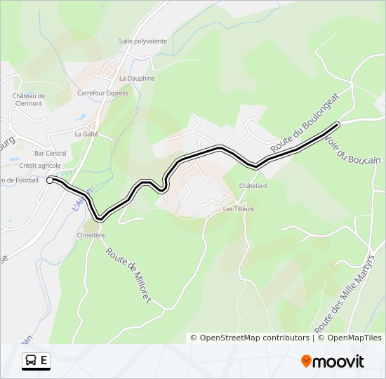 E  Line Map