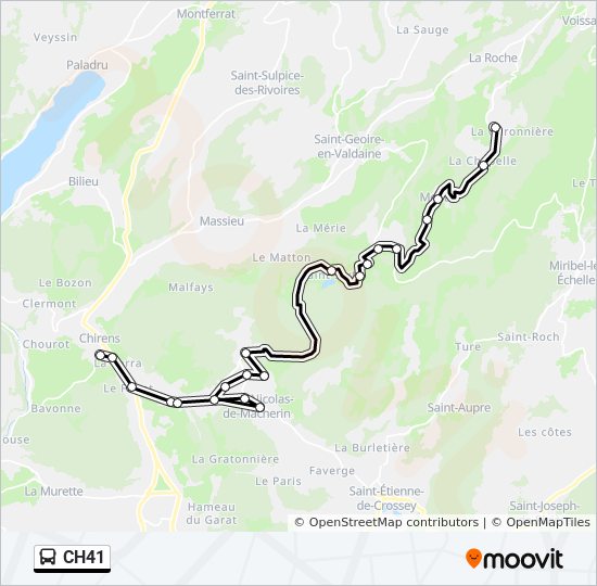 CH41  Line Map