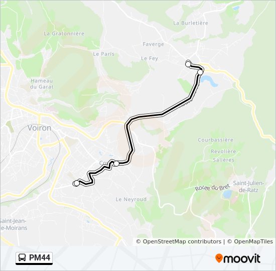 PM44  Line Map