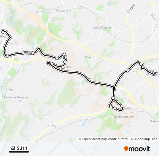 SJ11  Line Map