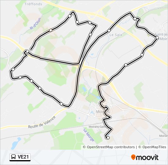 VE21  Line Map