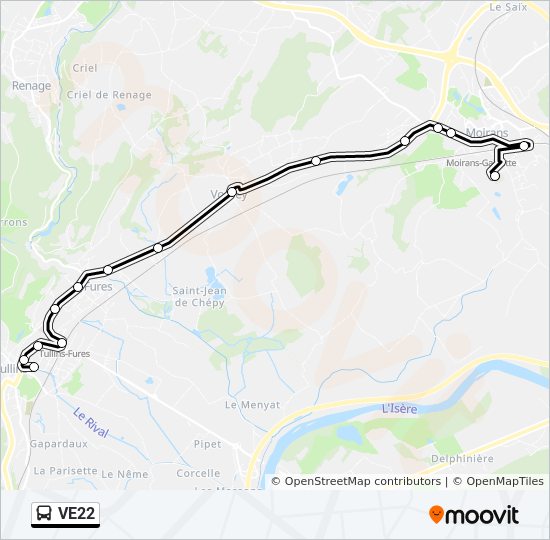 VE22  Line Map