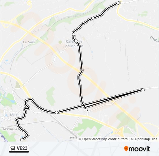 VE23  Line Map