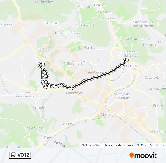 VO12  Line Map